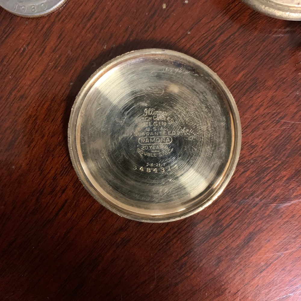 ANTIQUE GOLD POCKET WATCH - Picture 9 of 10